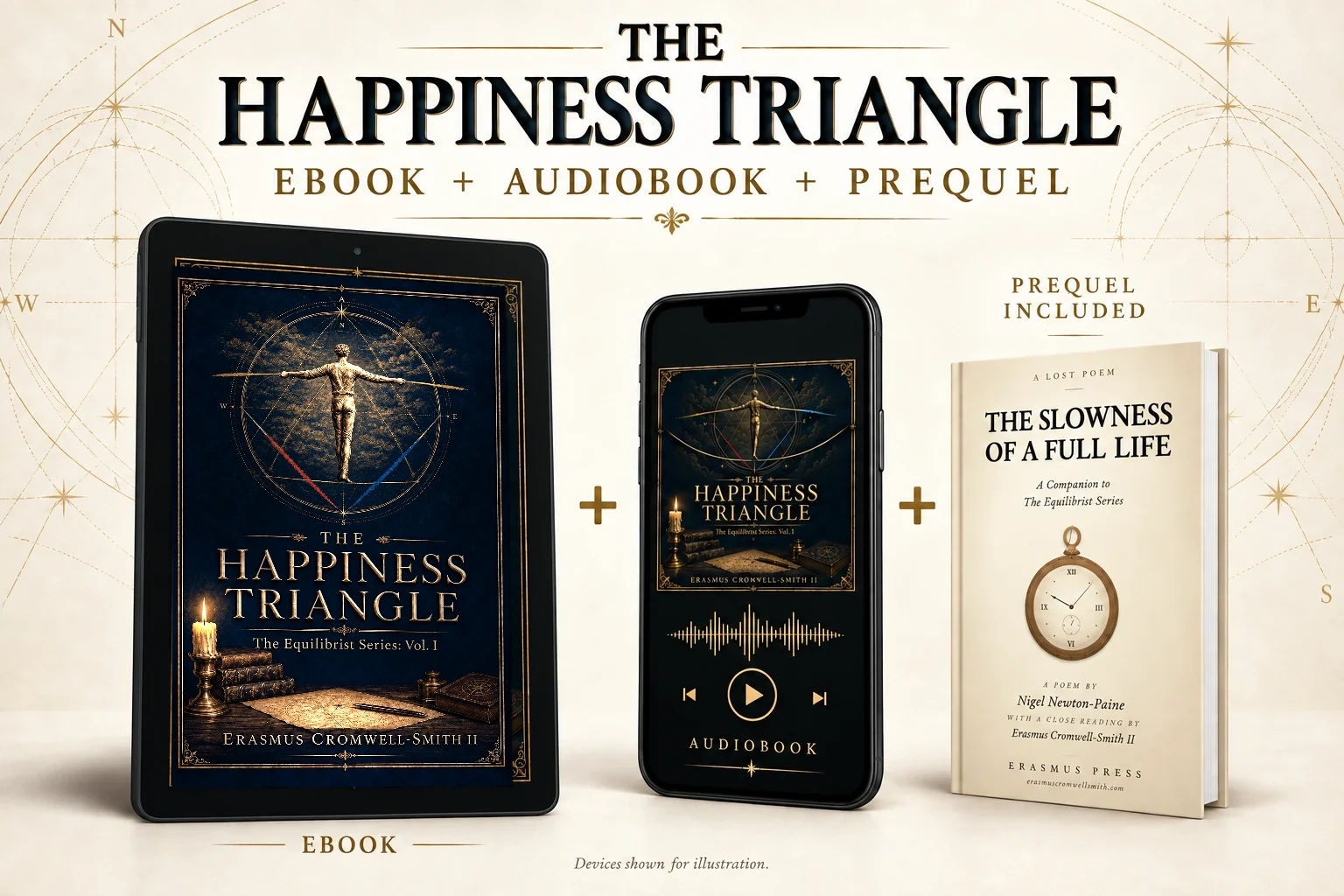 The Happiness Triangle eBook and audiobook bundle