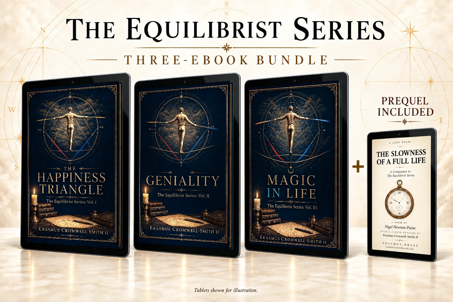 The Equilibrist — Three eBooks cover