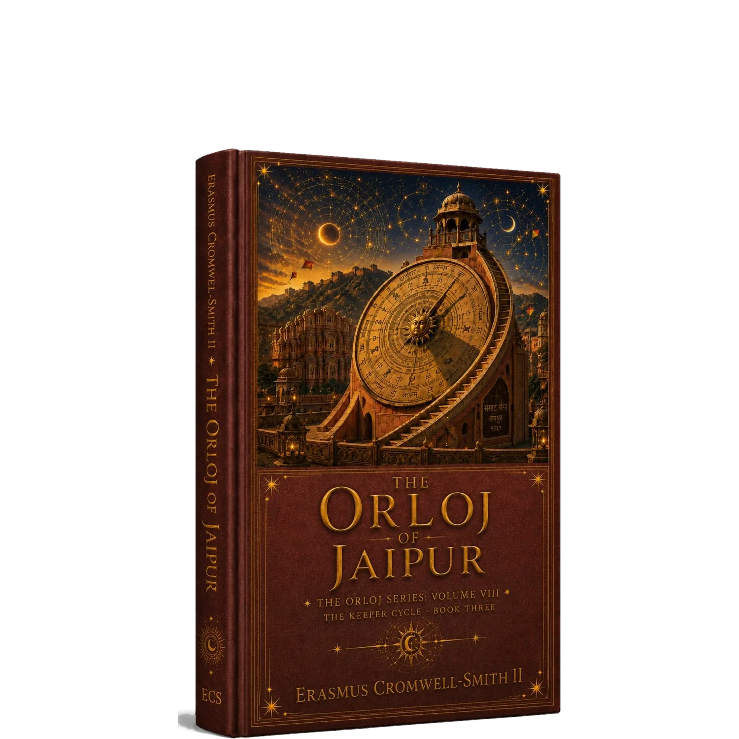 The Orloj of Jaipur standalone book mockup