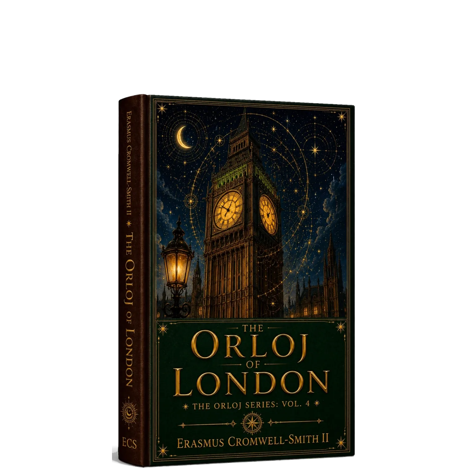 The Orloj of London standalone book mockup