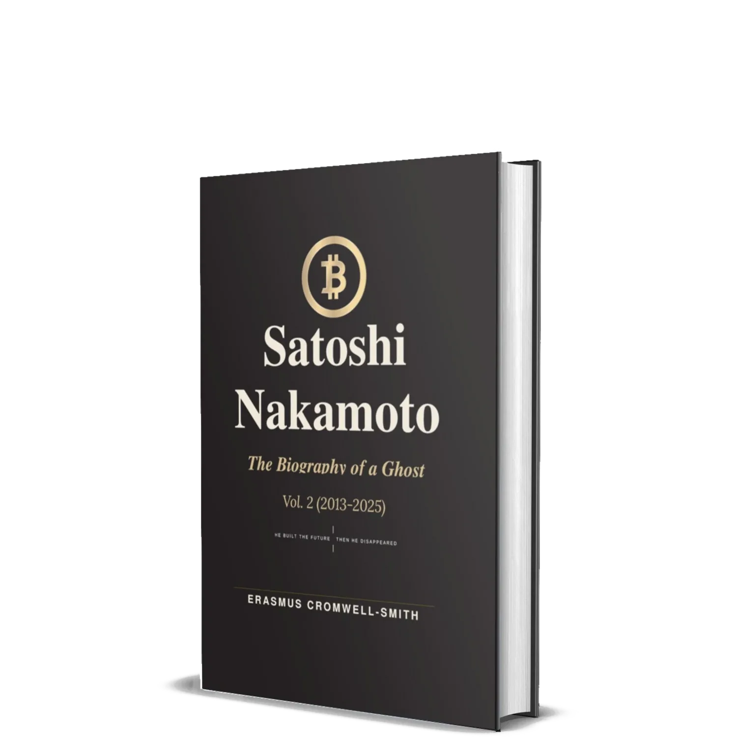 Satoshi Nakamoto: The Biography of a Ghost, Volume II standalone book mockup