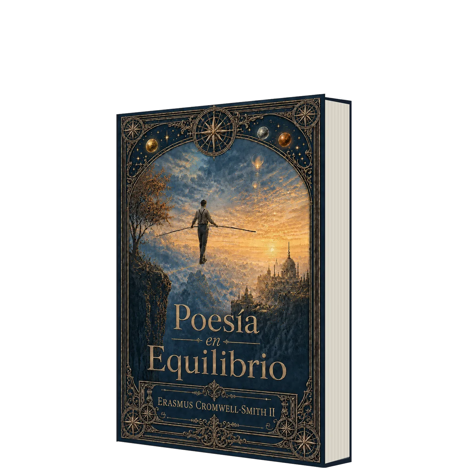 Maqueta del libro Poesía en Equilibrio