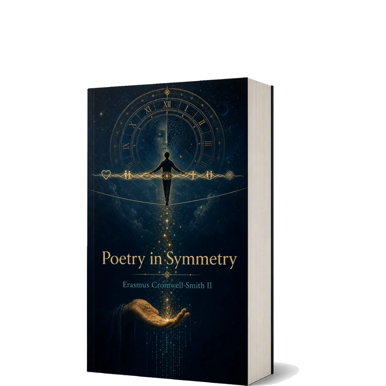 Poetry in Symmetry book mockup