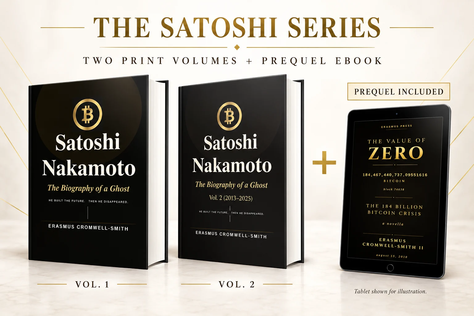 The Satoshi Series — Two Print Volumes cover