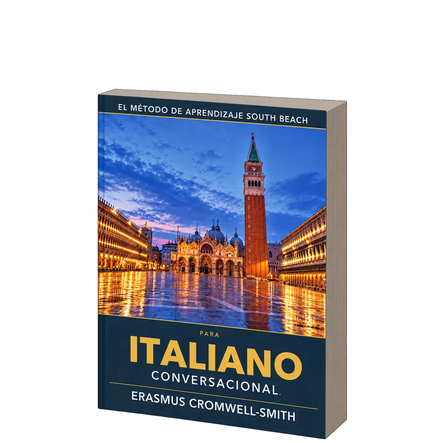 Método South Beach para italiano conversacional book mockup