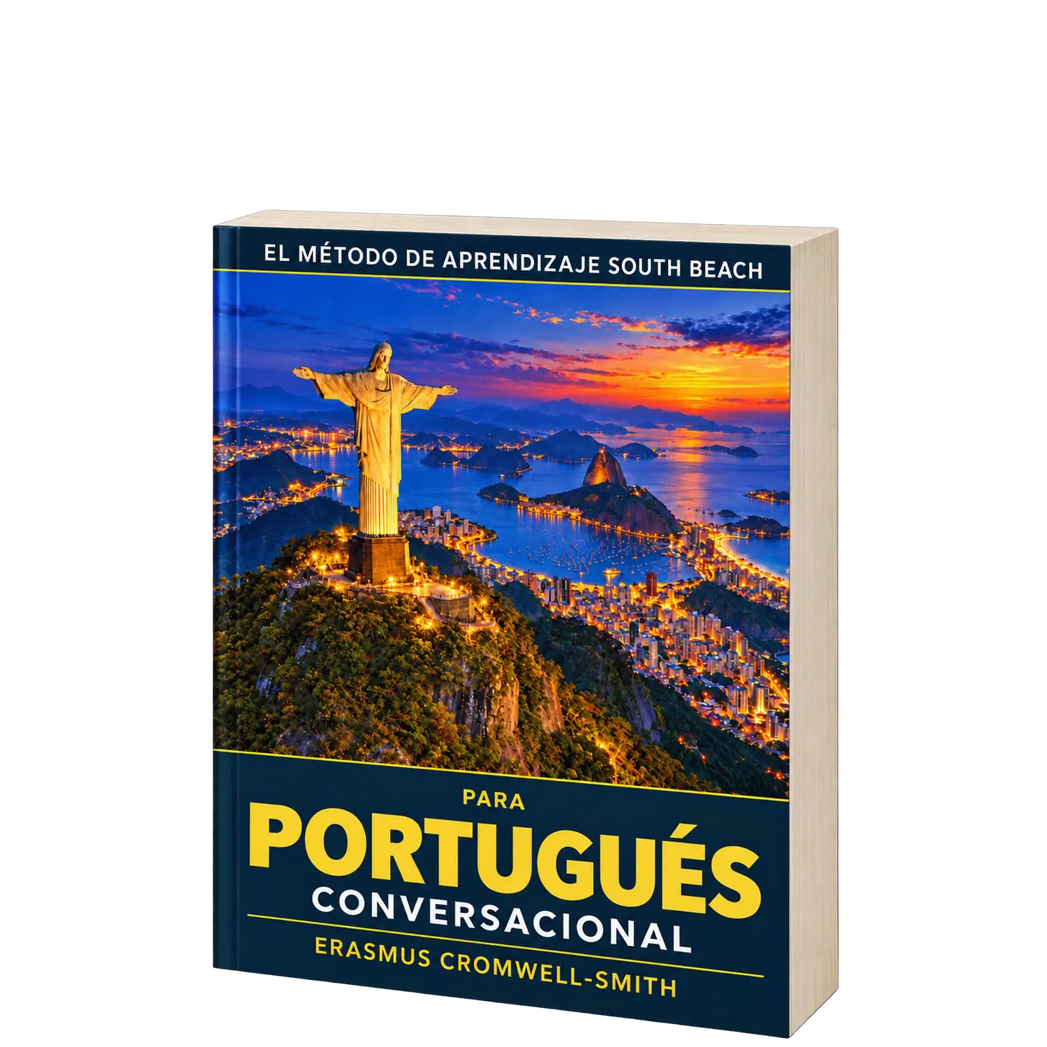 Método South Beach para portugués conversacional book mockup